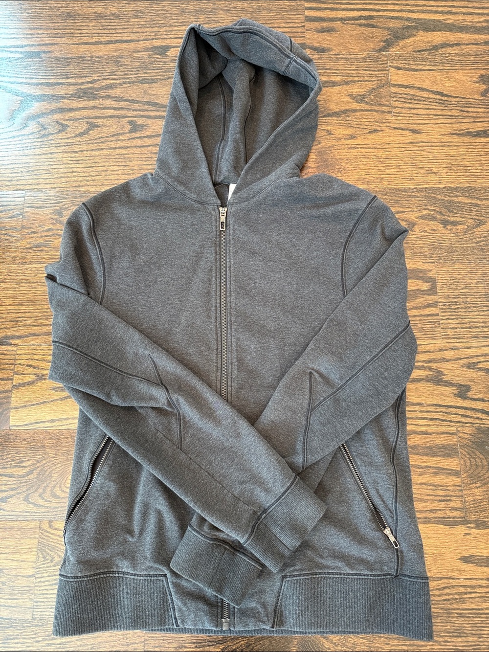 Lululemon city sweat full zip charcoal - M